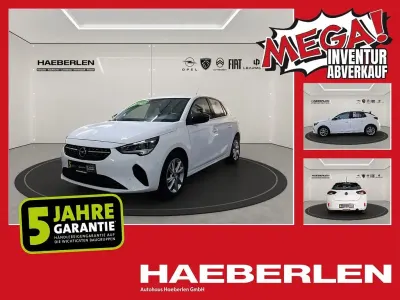 Gebraucht Opel Corsa Elegance 101 PS (74 kW) 2023 Lack weiss banquise/typ aussenverkleidun (metallic) Kleinwagen