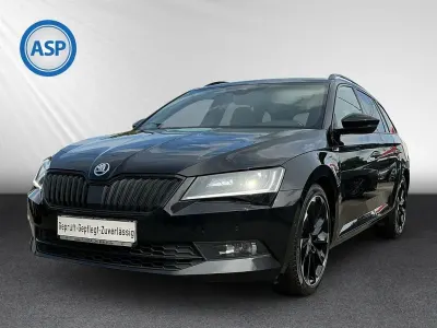Gebraucht Skoda Superb Sport 190 PS (139 kW) 2018 Schwarzmagic perleffekt Kombi