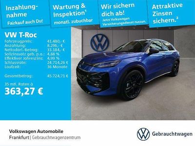 Second-hand VW T-Roc R-line 150 CP (110 kW) 2026 Albastru SUV