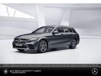 Gebraucht Mercedes C220 AMG 194 PS (142 kW) 2019 Grau Limousine