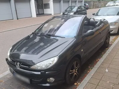 Gebraucht Peugeot 206 80 PS (58 kW) 2005 Schwarz Cabrio