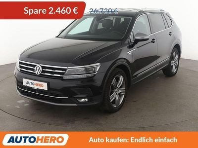 Gebraucht VW Tiguan Allspace Highline 150 PS (110 kW) 2018 Schwarz SUV