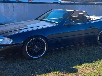 Brugt Mercedes SL320 231 HK (169 kW) 1994 Sort Cabriolet