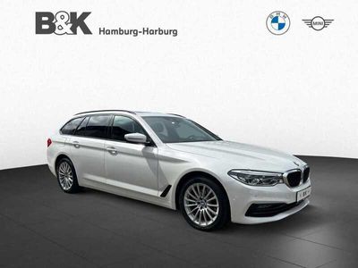 gebraucht BMW 520 520 d Touring Bluetooth HUD Navi LED Vollleder Klima Aktivlenkung PDC el. Fenster