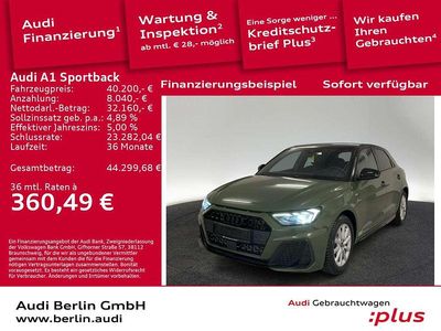 Distriktgrün metallic Gebraucht 2025 Audi A1 S-Line Limousine | 40.200 €