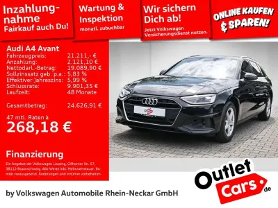 Gebraucht Audi A4 S-Line 163 PS (119 kW) 2023 Schwarz Kombi