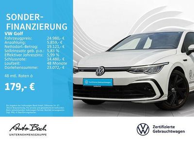 Gebraucht VW Golf VIII R-line 150 PS (110 kW) 2022 Oryxwhite perlmutteffekt Limousine