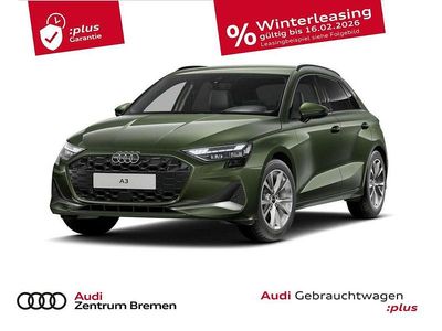 Distriktgrün metallic Gebraucht 2025 Audi A3 Advanced Plus Limousine | 31.447 € (Superpreis)