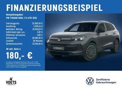 Gebraucht VW Tiguan Goal 150 PS (110 kW) 2025 Grau SUV