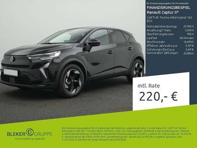 Second-hand Renault Captur Techno 158 CP (116 kW) 2025 Negru SUV