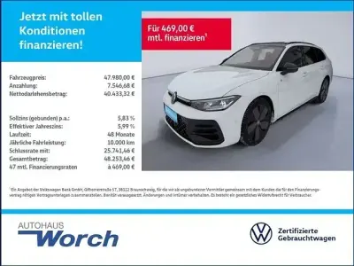 Brugt VW Passat R-line 193 HK (141 kW) 2025 Hvid Sedan