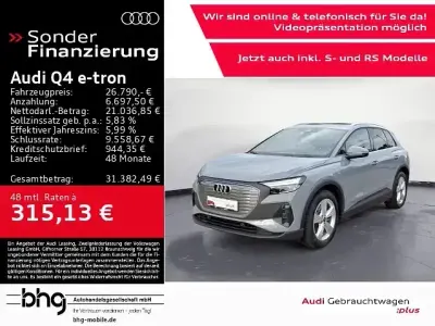 Gebraucht Audi Q4 e-tron Basis 125 kW (170 PS) 2023 Grau SUV