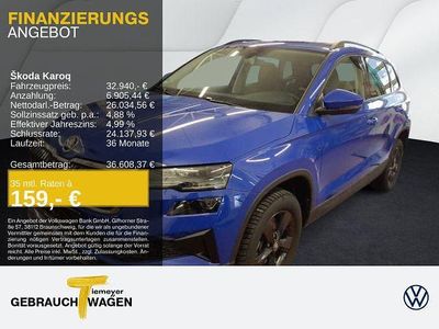 Gebraucht Skoda Karoq Selection 150 PS (110 kW) 2025 Blau SUV