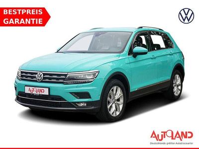 Sarantostürkis (metallic) Gebraucht 2020 VW Tiguan Highline SUV | 28.490 € (Fairer Preis)