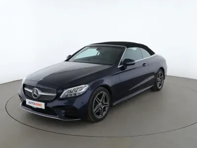 Gebraucht Mercedes C220 AMG line 194 PS (142 kW) 2019 Blau Cabrio
