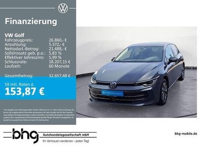 Gebraucht VW Golf VIII Life 150 PS (110 kW) 2025 Delfingrau metallic Limousine