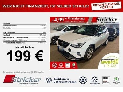 Gebraucht Seat Arona FR 116 PS (85 kW) 2025 Glacial weiß metallic (metallic) SUV