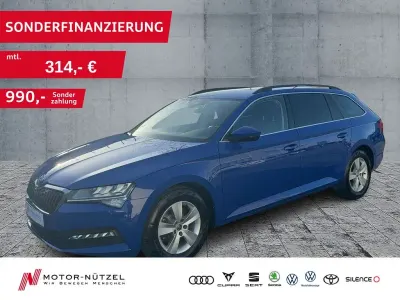 Brugt Skoda Superb Ambition 150 HK (110 kW) 2023 Blå Stationcar
