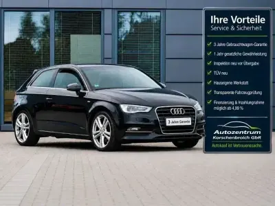 Gebraucht Audi A3 S-Line 180 PS (132 kW) 2012 Phantomschwarz perleffekt Kleinwagen