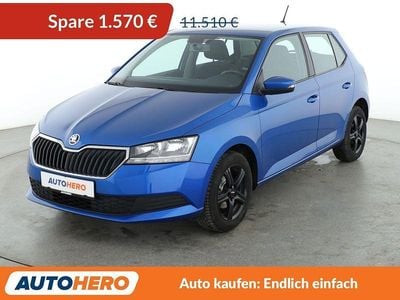 Blau Gebraucht 2019 Skoda Fabia Ambition Kleinwagen | 9.940 € (Guter Preis)