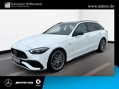 Brugt Mercedes C43 AMG AMG 421 HK (309 kW) 2026 Hvid Stationcar