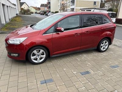 Gebraucht Ford Grand C-Max Titanium 125 PS (91 kW) 2016 Rot Van / Kleinbus