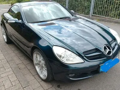 Gebraucht Mercedes SLK200 163 PS (119 kW) 2004 Blau Cabrio