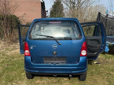 Gebraucht Opel Agila 75 PS (55 kW) 2004 Blau Van / Kleinbus