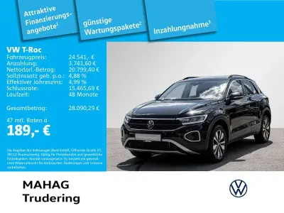 Gebraucht VW T-Roc Move 150 PS (110 kW) 2023 Schwarz SUV