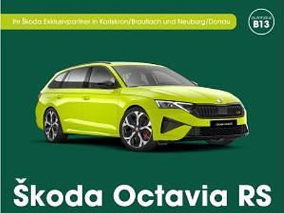 Neu Skoda Octavia RS 265 PS (194 kW) 2026 Grün (mamba grün) Kombi