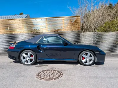 Gebraucht Porsche 996 Turbo 420 PS (308 kW) 2004 Blau Cabrio