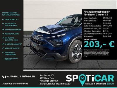 Gebraucht Citroën C4 101 PS (74 kW) 2024 Blau SUV