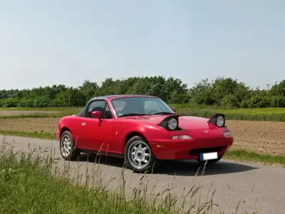 Gebraucht Mazda MX5 114 PS (83 kW) 1994 Rot Cabrio