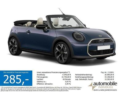 Usata Mini John Cooper Works Cabriolet Favoured 163 CV (119 kW) 2025 Blu Cabrio