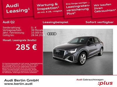 Gebraucht Audi Q2 S-Line 150 PS (110 kW) 2024 Daytonagrau perleffekt SUV