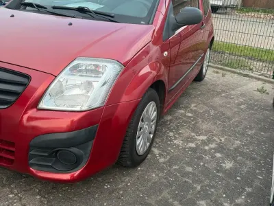 Brugt Citroën C2 60 HK (44 kW) 2008 Rød Hatchback