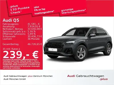 Gebraucht Audi Q5 S-Line 204 PS (150 kW) 2024 Daytonagrau perleffekt SUV