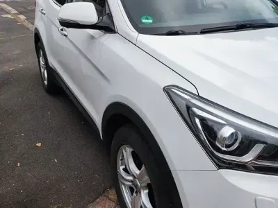 Gebraucht Hyundai Santa Fe Premium 200 PS (147 kW) 2018 Weiß SUV