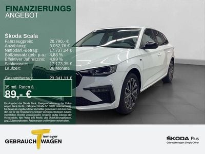 Gebraucht Skoda Scala Selection 150 PS (110 kW) 2025 Weiß Kleinwagen