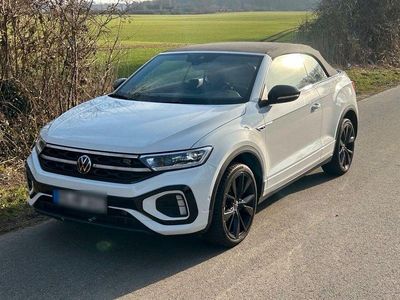 Gebraucht VW T-Roc Cabriolet R-line 150 PS (110 kW) 2022 Weiß Cabrio