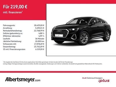 Usata Audi Q3 Sportback Ambiente 150 CV (110 kW) 2022 Nero SUV
