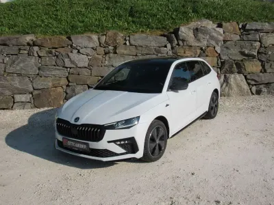 Gebraucht Skoda Scala Monte Carlo 116 PS (85 kW) 2024 Weiß Kleinwagen