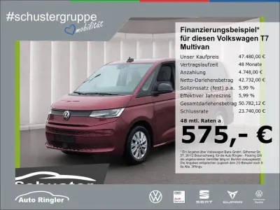 Gebraucht VW Multivan Basis 150 PS (110 kW) 2024 Fortanarot metallic Van / Kleinbus