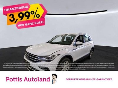Weiss Gebraucht 2023 VW Tiguan Elegance SUV | 30.777 € (Fairer Preis)