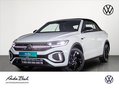Neu VW T-Roc Cabriolet R-line 150 PS (110 kW) 2025 Pure white uni schwarz Cabrio