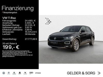 Gebraucht VW T-Roc Sportline 150 PS (110 kW) 2022 Deep black perleffekt SUV