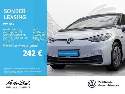 Gebraucht VW ID.3 Pure 110 kW (150 PS) 2021 Weiß Kleinwagen