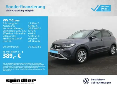 Gebraucht VW T-Cross Goal 116 PS (85 kW) 2025 Rauchgrau metallic SUV