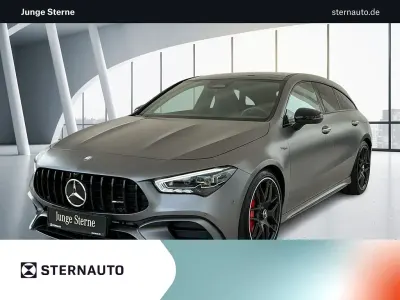 Gebraucht Mercedes CLA45 AMG AMG 421 PS (309 kW) 2024 Manufaktur magno lack manufaktur mountaingrau magno Coupé