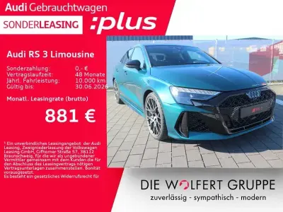 Brugt Audi RS3 Ambiente 400 HK (294 kW) 2025 Grøn Sedan